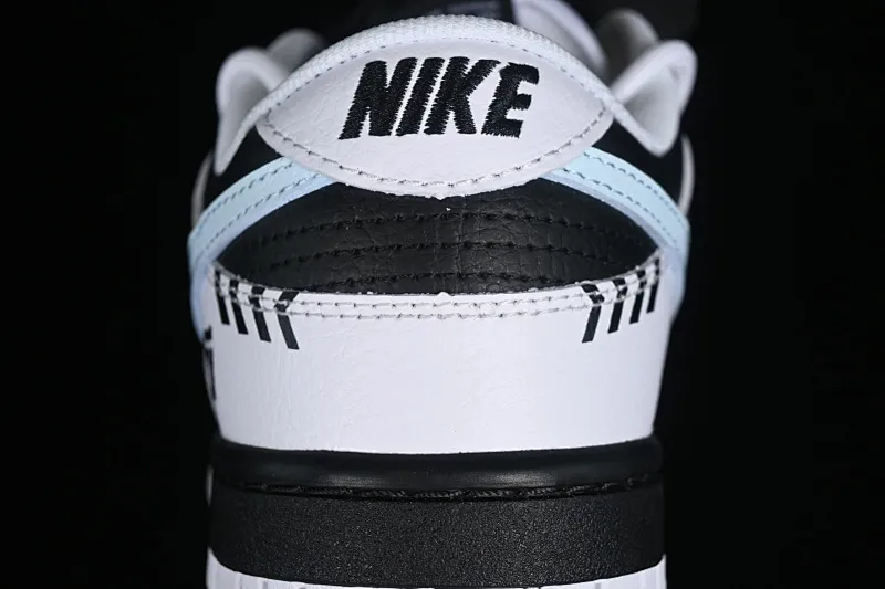 All categories Nk SB Dunk series Nk SB Dunk Low low-top sneakers Nk Dunk Low "Reverse Panda" Speed ​​racing black and white panda graffiti contrasting color SB strap low-top casual sneakers FD9064-011